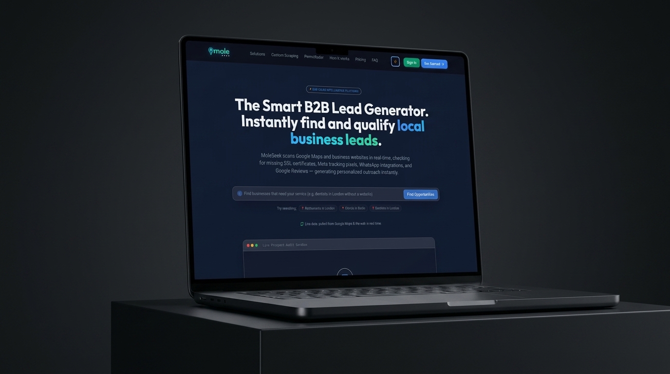 MoleSeek - SAAS WEB UYGULAMASI